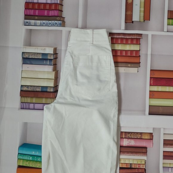 Aritzia Wilfred Free White Pleated Trousers - Picture 5 of 6